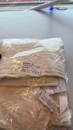 Zara Чехол для подушки квилта с квадратами Oyster-white | 1120/007/251
