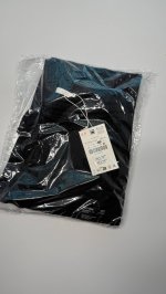 Zara БРЮКИ-ДЖОГГЕРЫ С ВСТАВКАМИ ИЗ ПИКЕ Black | 1733/783/800