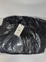 Zara КУРТКА ИЗ ИСКУССТВЕННОЙ КОЖИ С БАСКОЙ Black | 4749/723/800