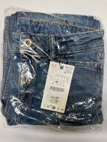 Zara ДЖИНСЫ Z1975 КЛЕШ СО СРЕДНЕЙ ПОСАДКОЙ И РЕЛЬЕФОМ Blue / Green | 7223/224/445