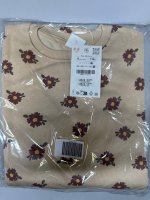 Zara КОМПЛЕКТ: ТОЛСТОВКА И ЛЕГИНСЫ В РУБЧИК С ПРИНТОМ Ochre | 6061/711/703