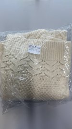 Zara Свитер с косами для рождества Ecru | 9128/544/712