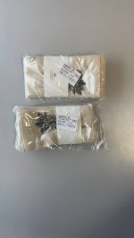 Zara Набор вышитых хлопковых рождественских салфеток с изображением сосны (набор из 2 штук) Ecru | 1271/022/712