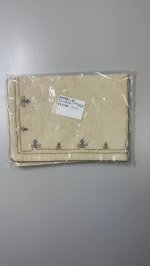 Zara Плед с цветочной вышивкой Light beige | 3215/023/052