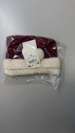 Zara Детская зимняя шапка с изображением деда мороза Red | 9669/514/600