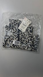 Zara Толстовка с животным принтом из дышащей ткани Light grey | 8054/561/811