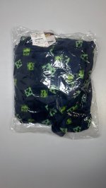 Zara Халат ages 3-14 / minecraft © mojang ab. ™ из флиса Blue | 0547/697/407