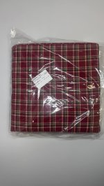Zara Рождественское покрывало из красной клетки фланеля Red | 6136/088/600
