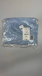 Zara ФУТБОЛКА С РЕЛЬЕФНЫМ ПРИНТОМ Blue | 5431/736/400