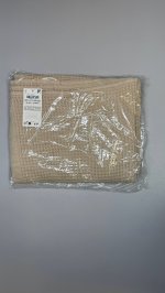 Zara Хлопковое вафельное полотенце Sand | 4592/013/711