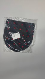 Zara ШАПКА БИНИ С ВЫШИВКОЙ В ВИДЕ СЕРДЕЦ Grey | 3739/219/802