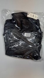 Zara КУРТКА ИЗ ИСКУССТВЕННОЙ КОЖИ Black | 4341/742/800