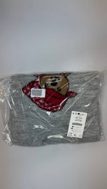 Zara СВИТЕР С УЗОРОМ «МЕДВЕДЬ» Grey | 0334/702/802