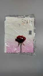 Zara ФУТБОЛКА С ФОТОГРАФИЕЙ ЦВЕТКА White | 6224/729/250