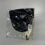 Zara ШАПКА БИНИ В РУБЧИК С ОТВОРОТОМ Black | 3739/256/800