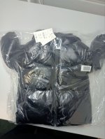 Zara Пуховик-анорак с водоотталкивающей отделкой и защитой от ветра Black | 5644/601/800