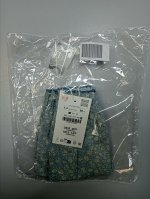 Zara БРЮКИ С ЦВЕТОЧНЫМ ПРИНТОМ Light blue | 1065/515/406