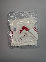 Zara ПОЛО С РЕТРО-ПРИНТОМ В ФУТБОЛЬНОМ СТИЛЕ Ecru | 6224/340/712