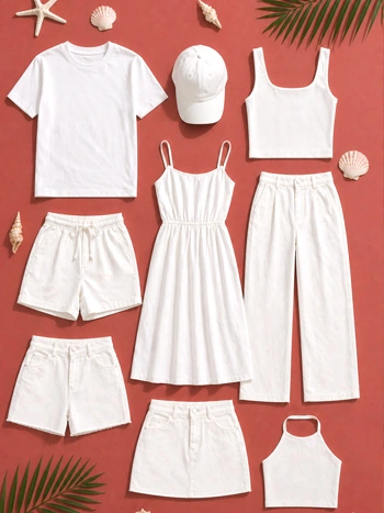 Белый стиль Uniqlo