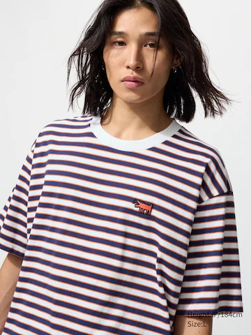 Футболка с графикой NY POP ART UT (KEITH HARING)