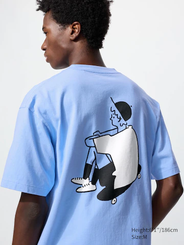 Uniqlo Футболка с графическим принтом YU NAGABA