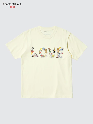 Uniqlo Футболка PEACE FOR ALL (PEANUTS)