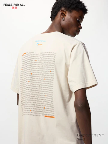 Футболка с графическим принтом PEACE FOR ALL (AKAMAI)