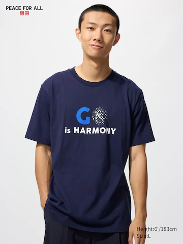 Графическая футболка PEACE FOR ALL (ичирики)