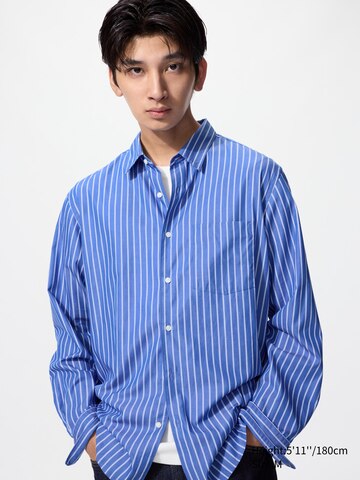 Рубашка с регулярной посадкой и классическим воротником в полоску- Заказать в России