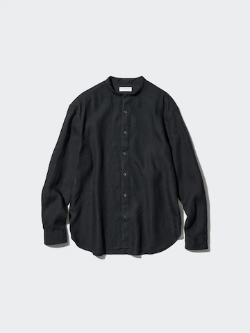 Рубашка из 100% премиального льна (с отложным воротником)