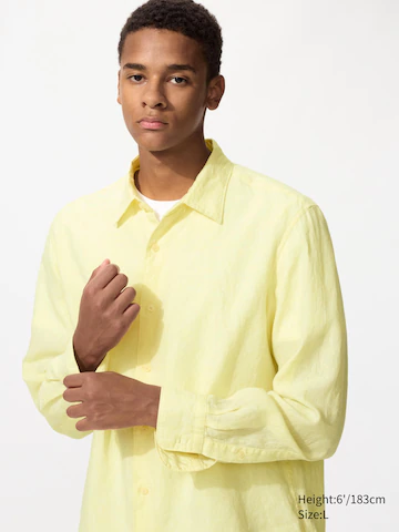 Uniqlo Рубашка из 100% премиального льна