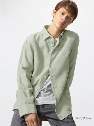 Uniqlo Рубашка из 100% премиального льна