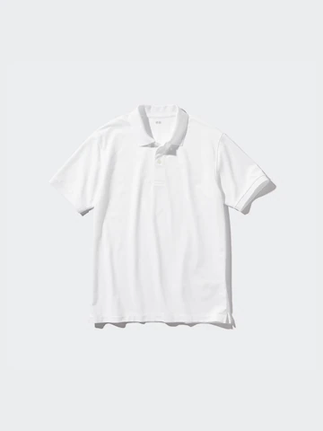 Поло из хлопкового пике с технологией DRY