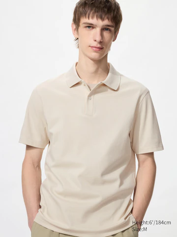 Поло AIRISM из хлопкового пике- Заказать в России