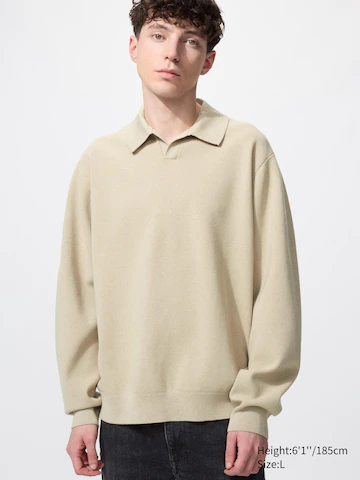 Джемпер-поло с застежкой-маолли WASHABLE MILANO RIBBED- Заказать в России