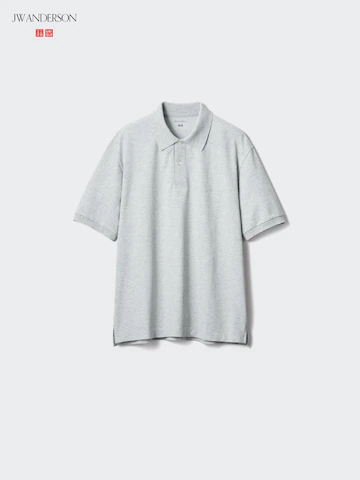 Поло из сухого пике (с узором)