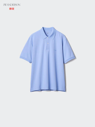 Поло из сухого пике (с узором)