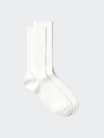 Носки из смесового хлопка SUPIMA (ребристые)- Заказать в России