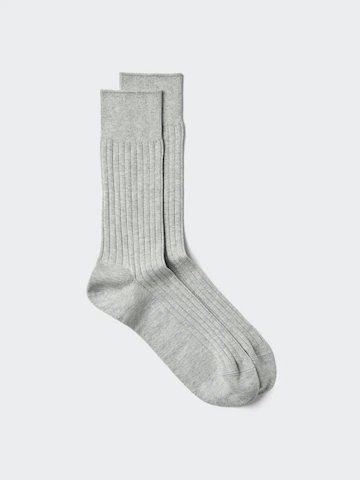 Носки из смесового хлопка SUPIMA (ребристые)- Заказать в России