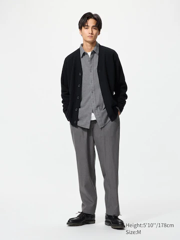 Uniqlo Удобные брюки до лодыжек из фланели