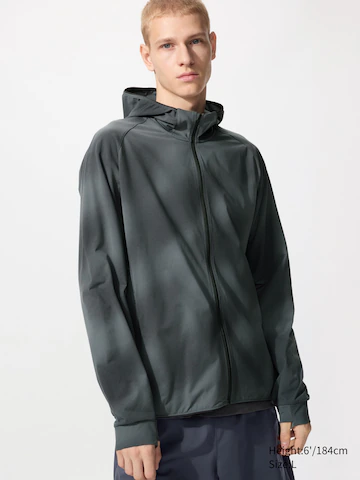 Uniqlo Толстовка с полной молнией DRY-EX с уф-защитой (с принтом) купить с доставкой.