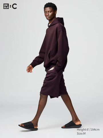 Uniqlo Широкие шорты SWEAT купить с доставкой.