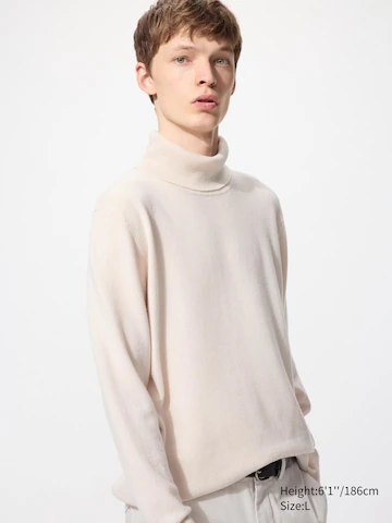 Джемпер с воротником-хомутом из 100% кашемира- Заказать в России