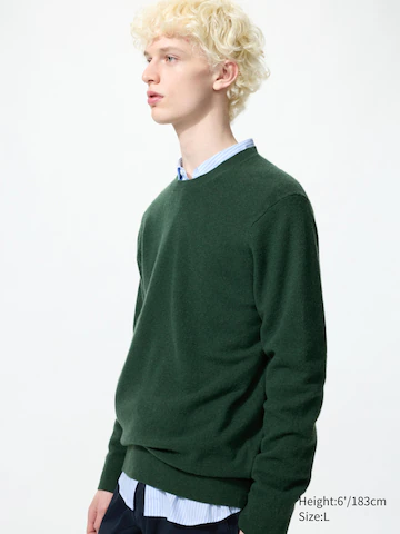 Uniqlo Джемпер на круглом вырезе из 100% кашемира