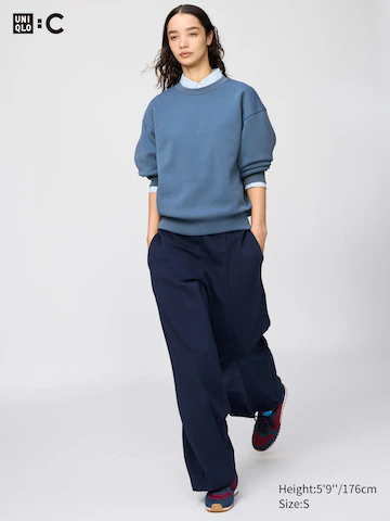 Прямые брюки из толстого трикотажа- Заказать в России