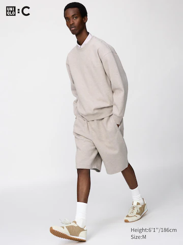 Uniqlo Широкие шорты из хлопкового трикотажа купить с доставкой.