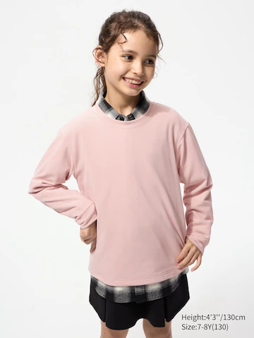 Флисовая футболка с круглым вырезом