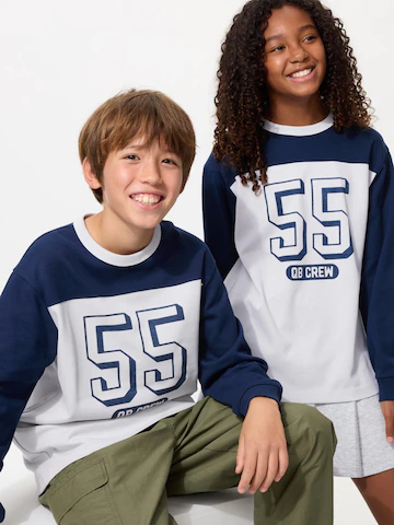 Футболка AIRISM из хлопка с круглым вырезом (графика, длинный рукав)