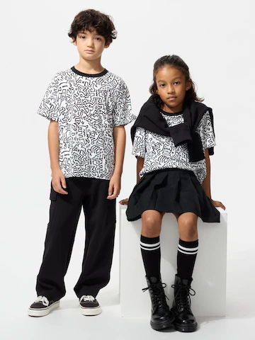 Uniqlo Футболка с графикой NY POP ART (кит харинг)