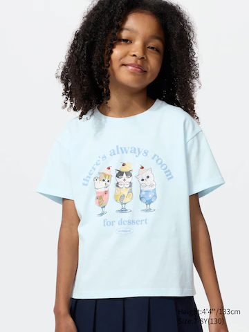 Футболка с графическим принтом mofusand ut- Заказать в России